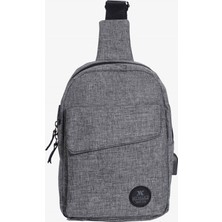 My Valice Smart Bag Usb'li Çapraz Göğüs Çantası 1505 Gri