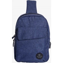 My Valice Smart Bag Usb'li Çapraz Göğüs Çantası 1505 Lacivert