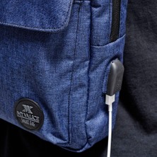My Valice Smart Bag Usb'li Çapraz Göğüs Çantası 1505 Lacivert