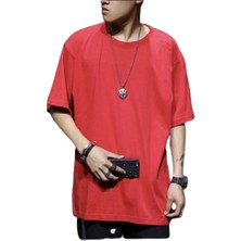 Amor Man Oversize Bol Kesim Ter Tutmayan Pamuk Yeni Stil Outdoor Erkek Salaş Tşört