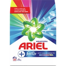 Ariel Plus 5 kg Toz Çamaşır Deterjanı Febreze Etkili Parlak Renkler