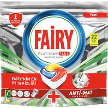 Fairy Platinum Plus 22 Yıkama Bulaşık Makinesi Deterjanı Kapsülü