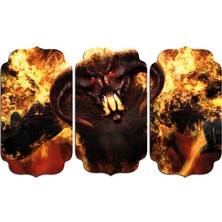 Renkselart Yüzüklerin Efendisi Balrog Mdf Tablo 3049