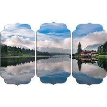 Renkselart Göl Evi Orman Mdf Tablo 3207