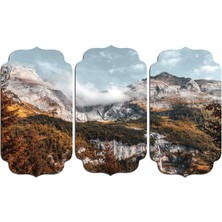 Renkselart Dağ Manzarası Mdf Tablo 3312