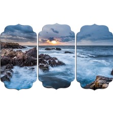 Renkselart Sahil Kıyı Deniz Mdf Tablo 1951 (Model D)