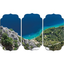 Renkselart Sahil Kıyı Deniz Mdf Tablo 2122 (Model D)