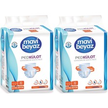 Mavi Beyaz Ped Emici Külot Hasta Bezi Xl Ekstra Büyük 60 Adet (2pk*30)