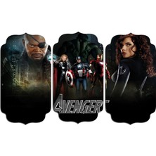 Renkselart Avengers Yenilmezler Mdf Tablo 0561 (Model D)