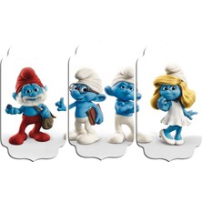 Renkselart Şirinler Mdf Tablo 0524 (Model D)