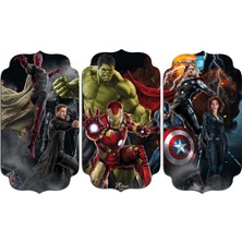 Renkselart Yenilmezler Avengers Mdf Tablo 0572 (Model D)