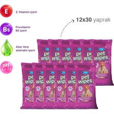 Deep Fresh Pet Temizleme Mendili 12 x 30 Yaprak