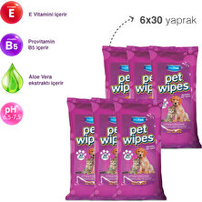 Deep Fresh Pet Temizleme Mendili 6 x 30 Yaprak