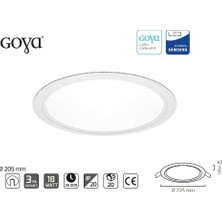 Goya GY-1778 18W Panel LED Günışığı 3000K
