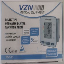 Vzn Bsp-21 Bilekten Otomatik Digital Tansiyon Aleti Bilek Tipi