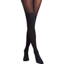Penti Over Knee Külotlu Çorap | Siyah