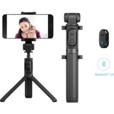 Xiaomi Selfie Çubuğu Tripod Bluetooth Uzaktan Kumandalı Telefon Kamera - Siyah
