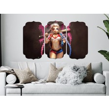 Renkselart Harley Quinn Mdf Tablo 0610 (Model D)