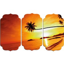 Renkselart Gün Batımı Sunset Mdf Tablo 1404