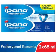 Ipana Pro-Expert Profesyonel Koruma Diş Macunu (65 ml + 65 ml) 1 + 1