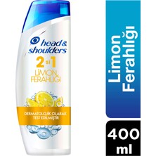 Head & Shoulders 2'si 1 Arada Kepek  Şampuan Limon Ferahlığı 400 ml