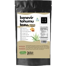 Vegovego Kenevir Kendir Tohumu Tozu - Yer Fıstığı Aromalı 100 g