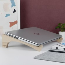 Fagus Wood Luna Laptop Standı