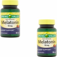 Spring Valley 10 Mg Melatonin 120 Tablet x 2