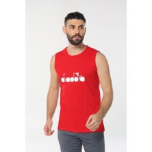 Diadora Therm Erkek Kırmızı Kolsuz T-Shirt - 1ATL01-KIRMIZI