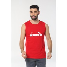 Diadora Therm Erkek Kırmızı Kolsuz T-Shirt - 1ATL01-KIRMIZI