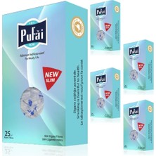 Pufai Slim Sigara Filtresi Katran Tutucu Ağızlık 5Mm 6Mm Uyumlu 125 Adet 5 Kutu Turkuaz