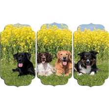 Renkselart Köpek Mdf Tablo 2657 (Model D)