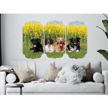 Renkselart Köpek Mdf Tablo 2657 (Model D)