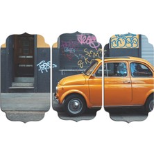Renkselart Retro Mdf Tablo 2812 (Model D)
