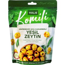 Komili Acılı Karabiberli Yeşil Zeytin 170 gr