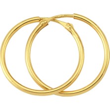 Bilezikhane Altın Halka Küpe 1.55 gr