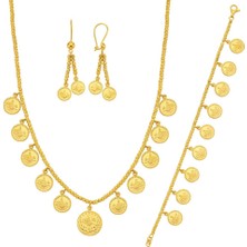 Bilezikhane 22 Ayar Turalı Dorikalı Set 35 gr