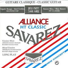 Savarez 540ARJ Rouge Blue Hard Tension Classic Klasik Gitar Teli