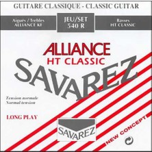 Savarez 540R Alliance Normal Tension Classic Rouge Klasik Gitar Teli