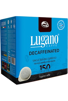 Lugano Caffe Ese Decaffeinated Pod Kahve 150'LI