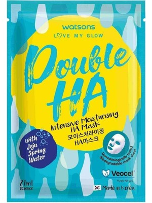 Watsons Double Ha Kağıt Maske Yoğun Nemlendirici 1 Adet