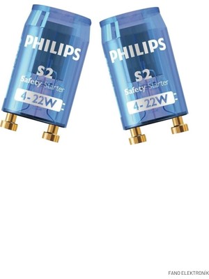 Philips S2 Kısa Skısa Startel 18 W 2'li