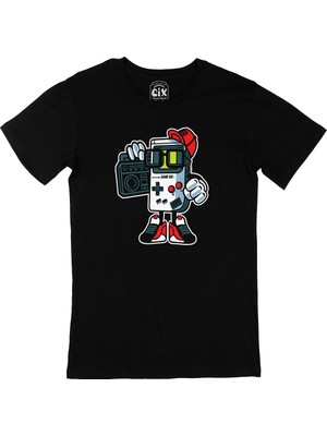 Cix Gamer Siyah Tişört