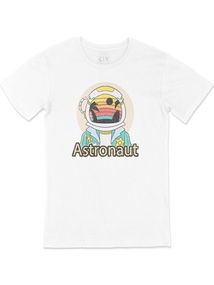 Cix Astronot Uzayda Yazılı Tişört