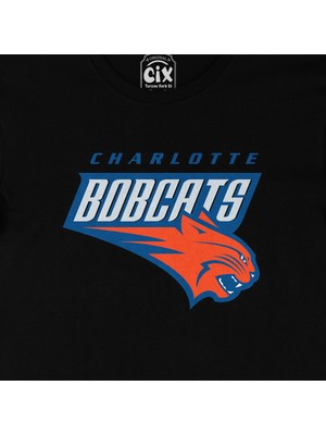 Cix Charlotte Bobcats Siyah Tişört