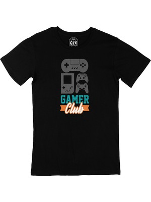Cix Gamer Club Siyah Tişört