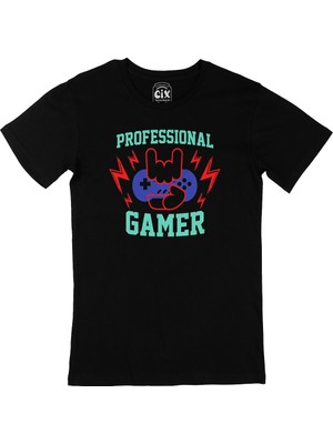 Cix Professional Gamer Siyah Tişört
