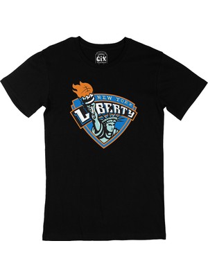Cix New York Liberty Siyah Tişört