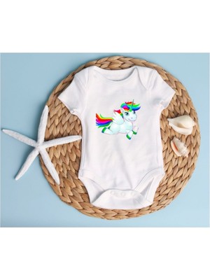 Limon Bayb Unicorn Bebek Zıbın Body