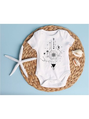 Limon Hidden Constellation Beyaz Bebek Zıbın Body
